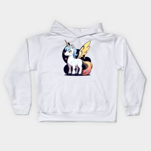 Unicorn Rainbow 13 Kids Hoodie